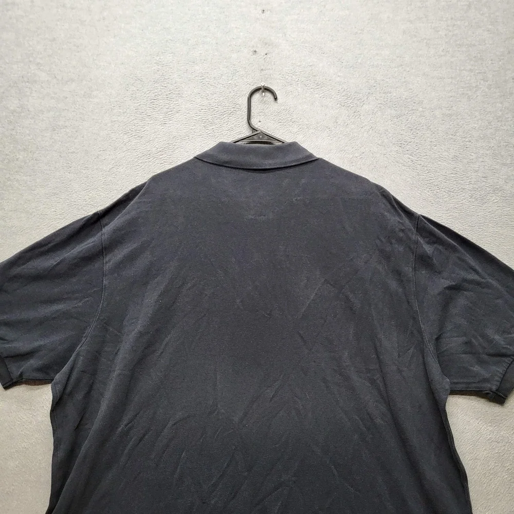 Polo Ralph Lauren Men Polo 3XB BIG Black Embroidered Button Logo Short Sleeve
